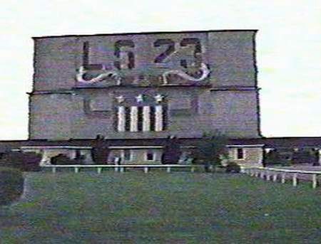 US-23 Drive-In Theater - Screen 1996 Courtesy Outdoor Moovies